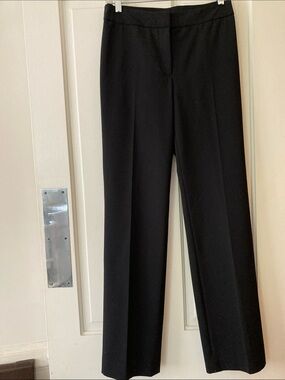 Peace of Cloth Black Straight-Leg Dress Pants